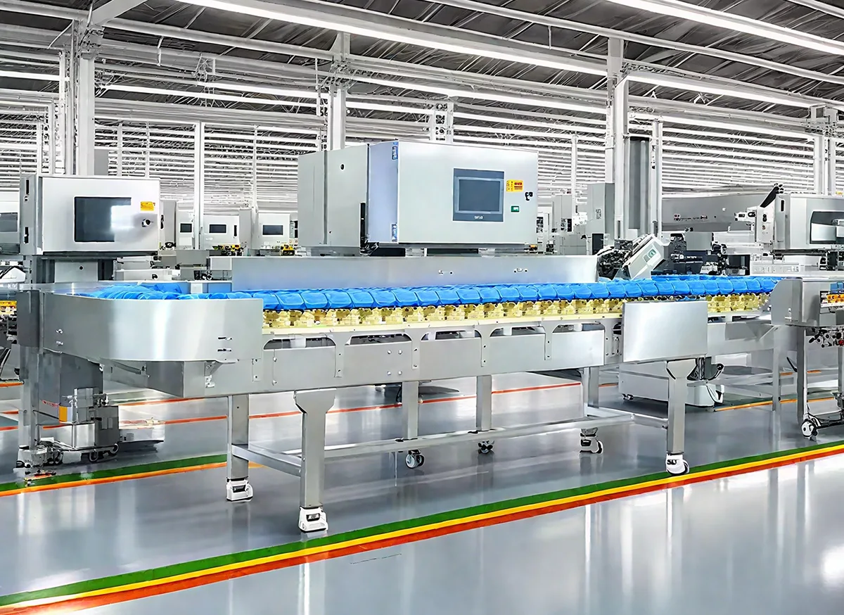 Funktioner hos Assembly Checkweigher-vågen.